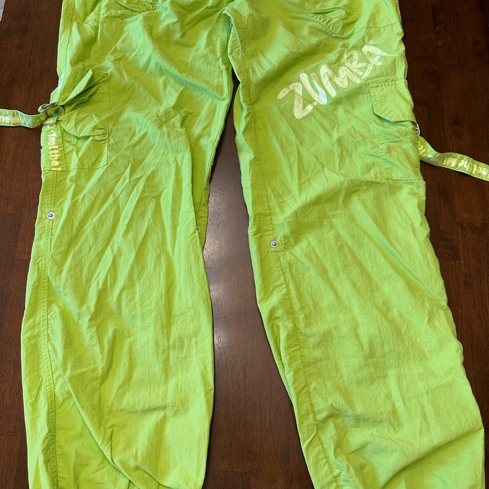 Zumba Fitness Womens Lime Green Dance Pants